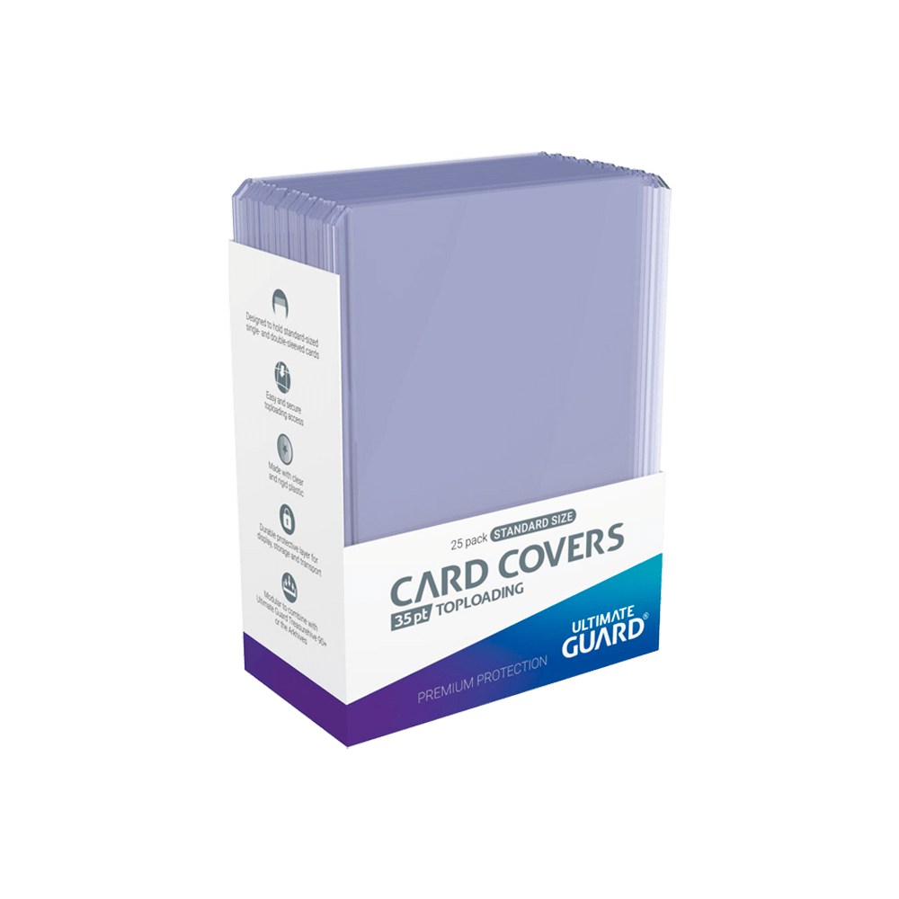 Fundas Ultimate Guard Card Covers Top Loading 35pt Transparentes (Pack 25 uds)