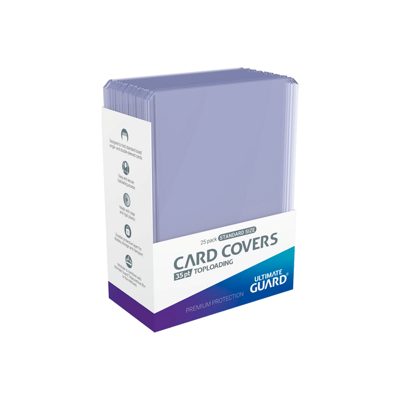 Fundas Ultimate Guard Card Covers Top Loading 35pt Transparentes (Pack 25 uds)
