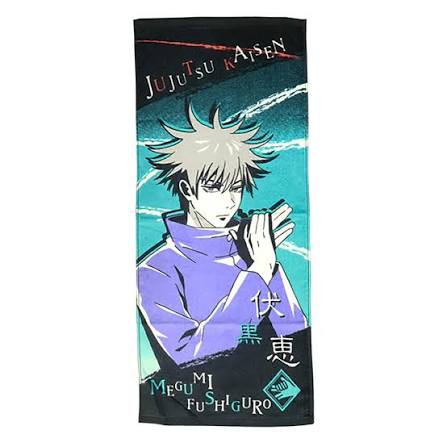 Toalla Megumi Fushiguro 34x80 Jujutsu Kaisen