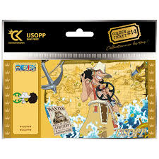 Golden Ticket Usopp - Sobre individual One Piece