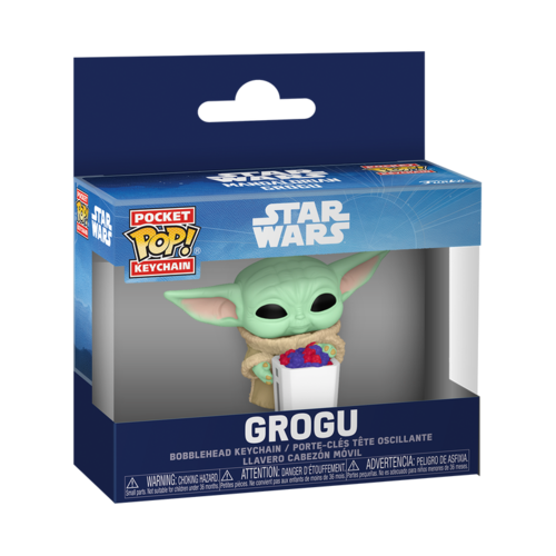 Funko POP! Keychain Grogu with Snack - The Mandalorian