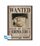 Póster Carteles de Recompensa de Luffy y Zoro 52x38 One Piece