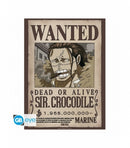 Póster Carteles de Recompensa de Mihawk y Crocodile 52x38 One Piece