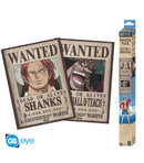 Póster Carteles de Recompensa de Shanks y Barbanegra 52x38 One Piece