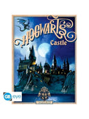 Póster Hogwarts y Callejón Diagon Retro 52x38 Harry Potter