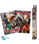 Póster Saitama y Genos 52x38 One Punch Man